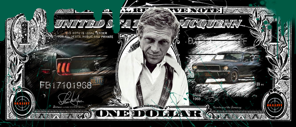 STEVE MCQUEEN BULLITT DOLLAR
