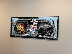 120 cm Mickey Porsche 356 Dollar