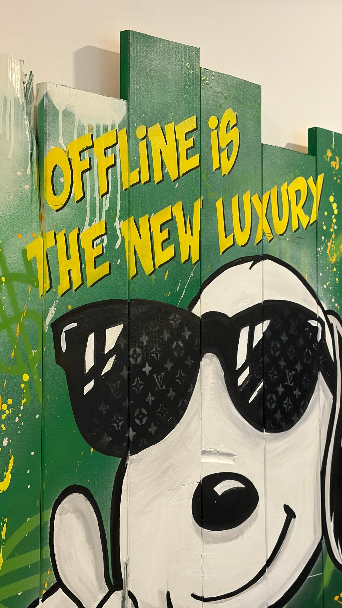 SNOOPY LUXURY - Holzbalken 100 cm