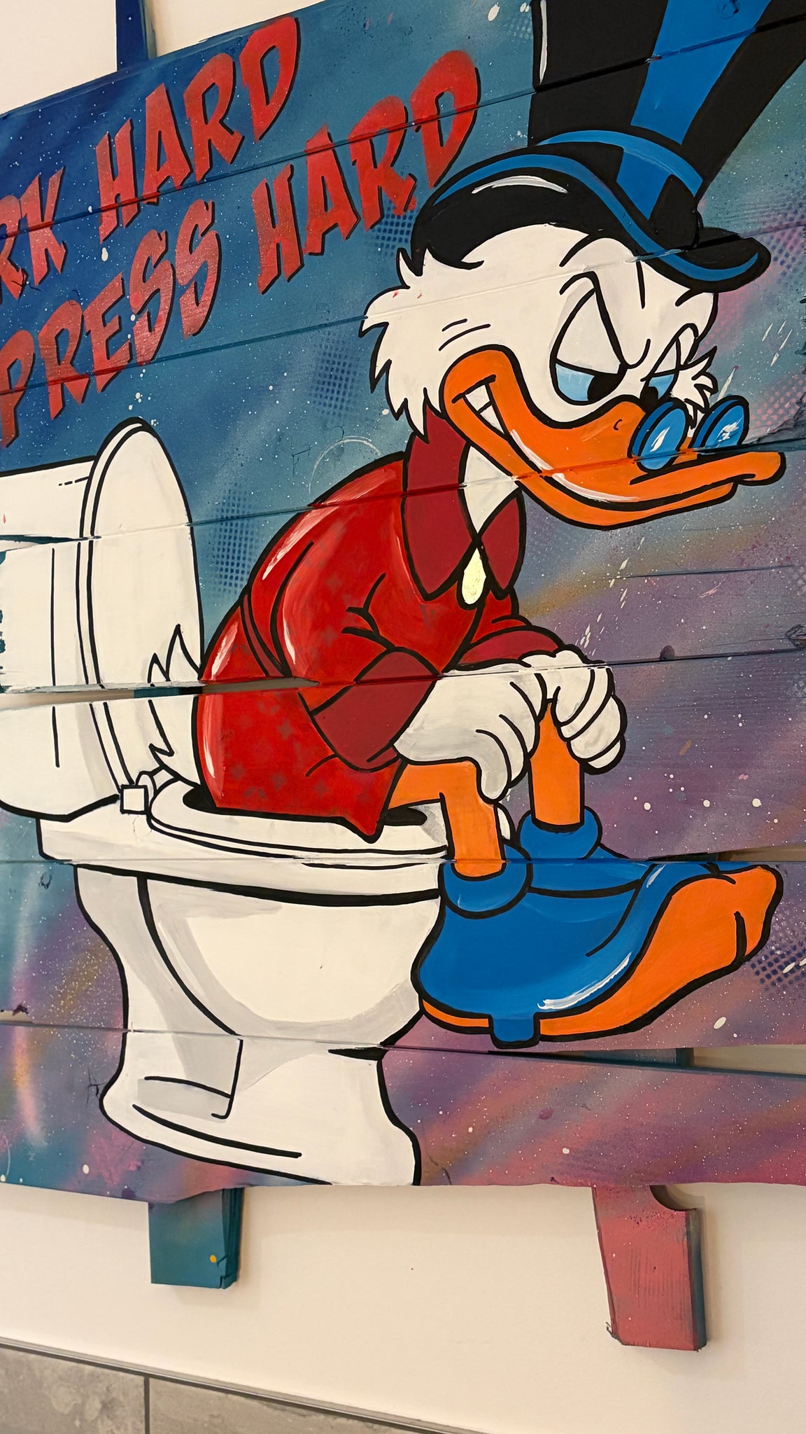 DAGOBERT TOILETTE - Holzbalken 90 cm