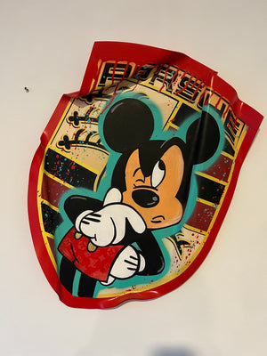 3D Porsche Mickey Mouse Artwork