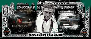 STEVE MCQUEEN BULLITT DOLLAR