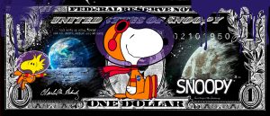 120 cm Space Snoopy Dollar