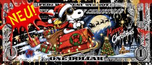 X-MAS WEIHNACHTS SNOOPY DOLLAR
